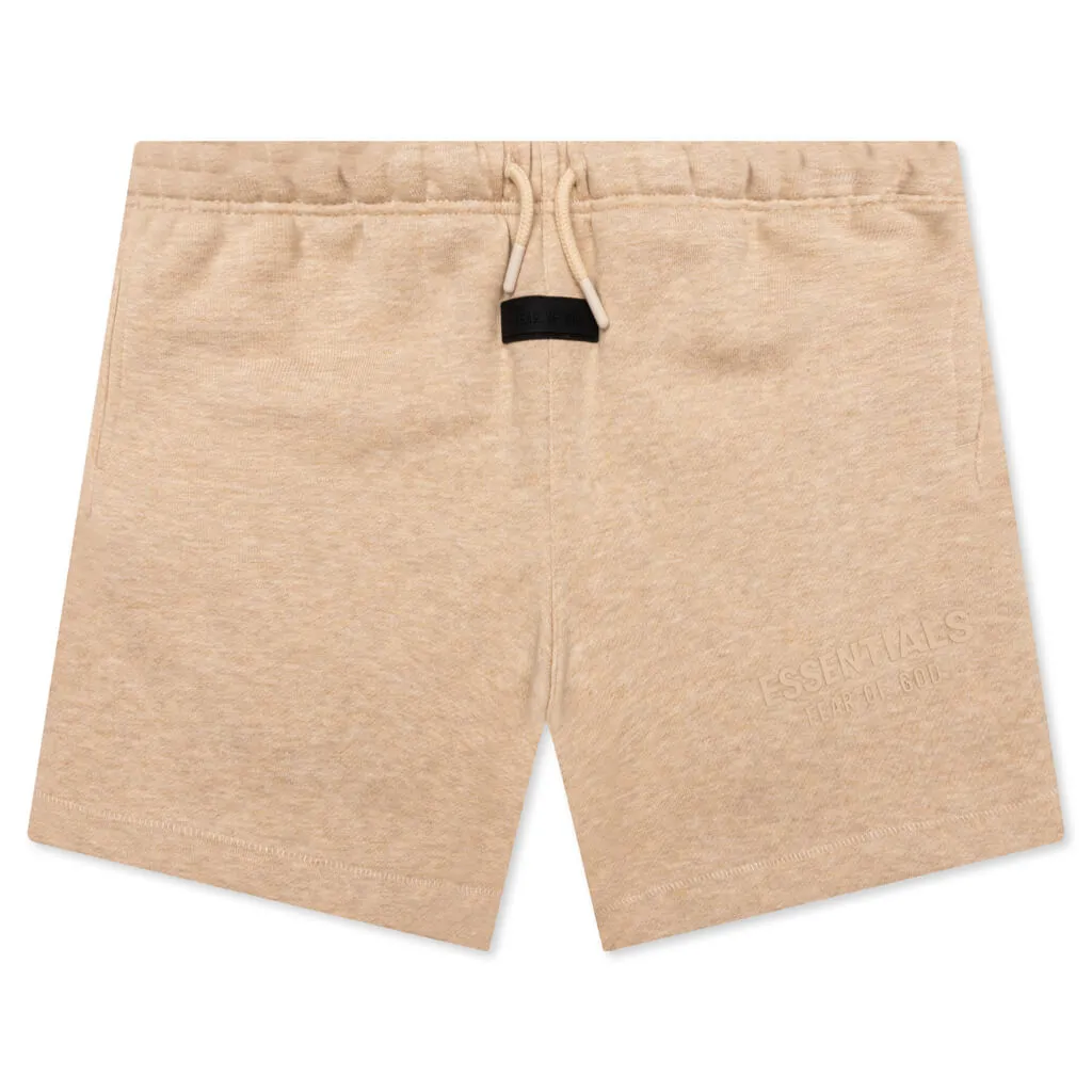 Kids Sweatshort - Gold Heather