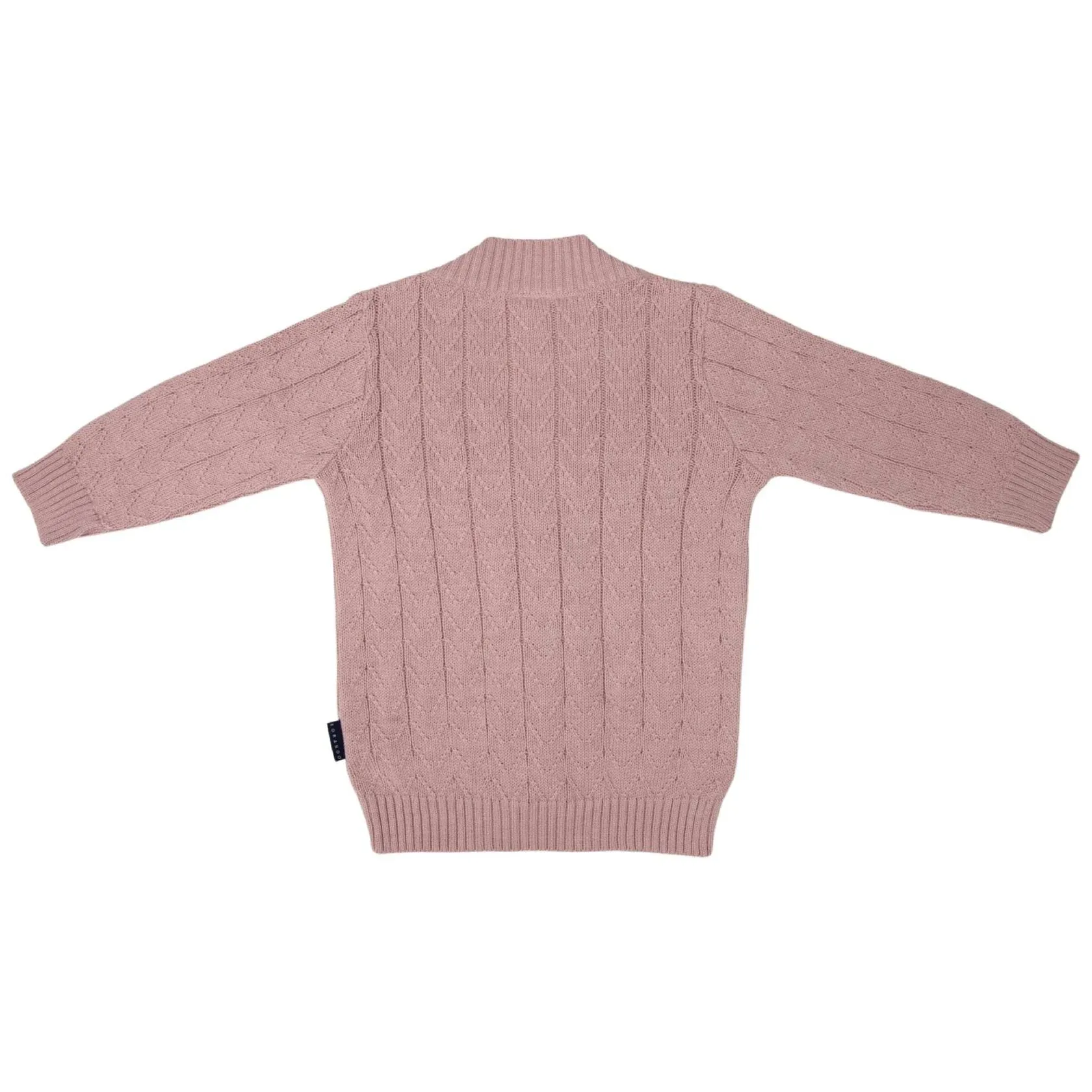 Knit Cardigan Long Dusty Pink