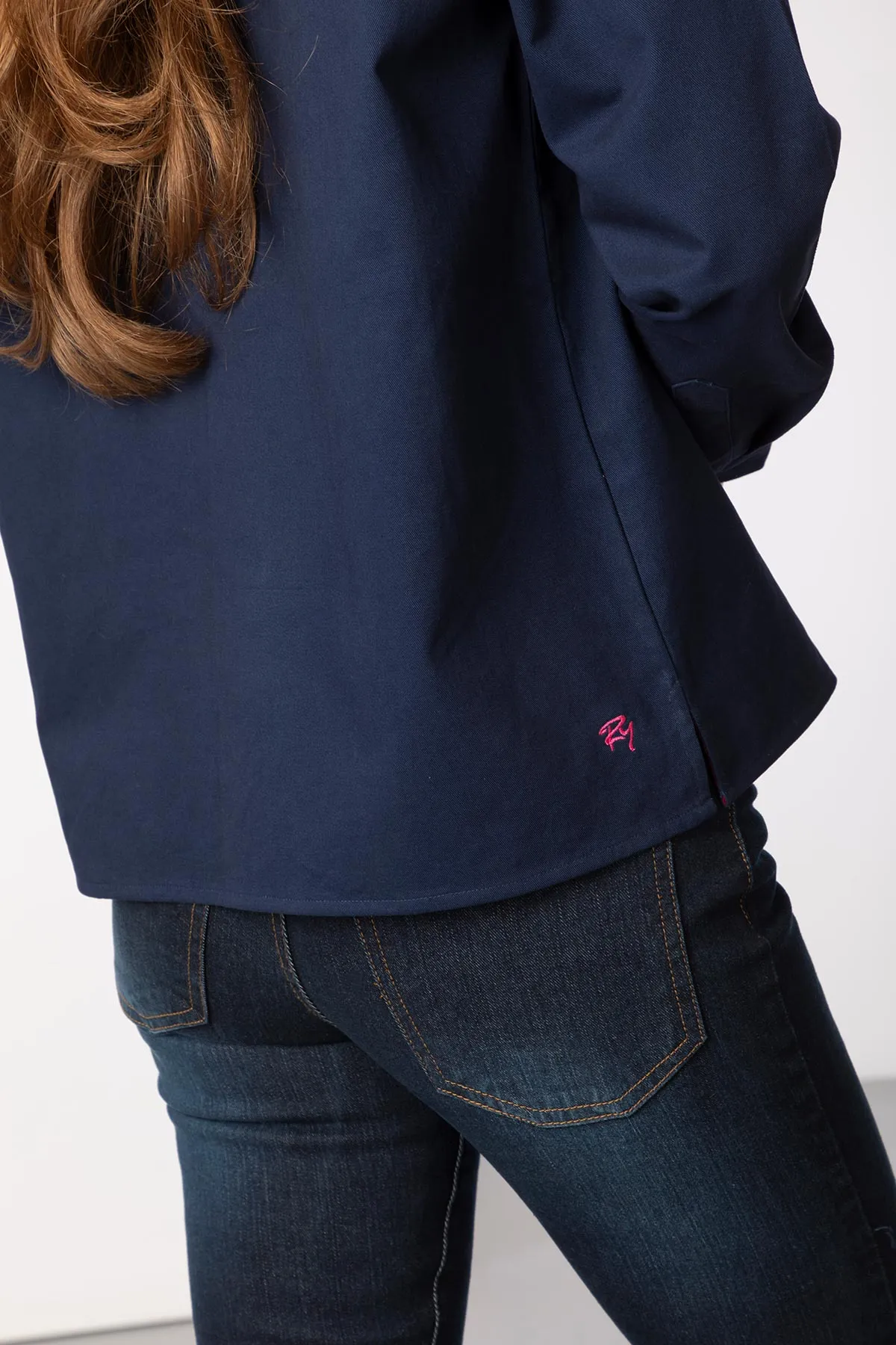 Ladies Quarter Zip Deck Shirt