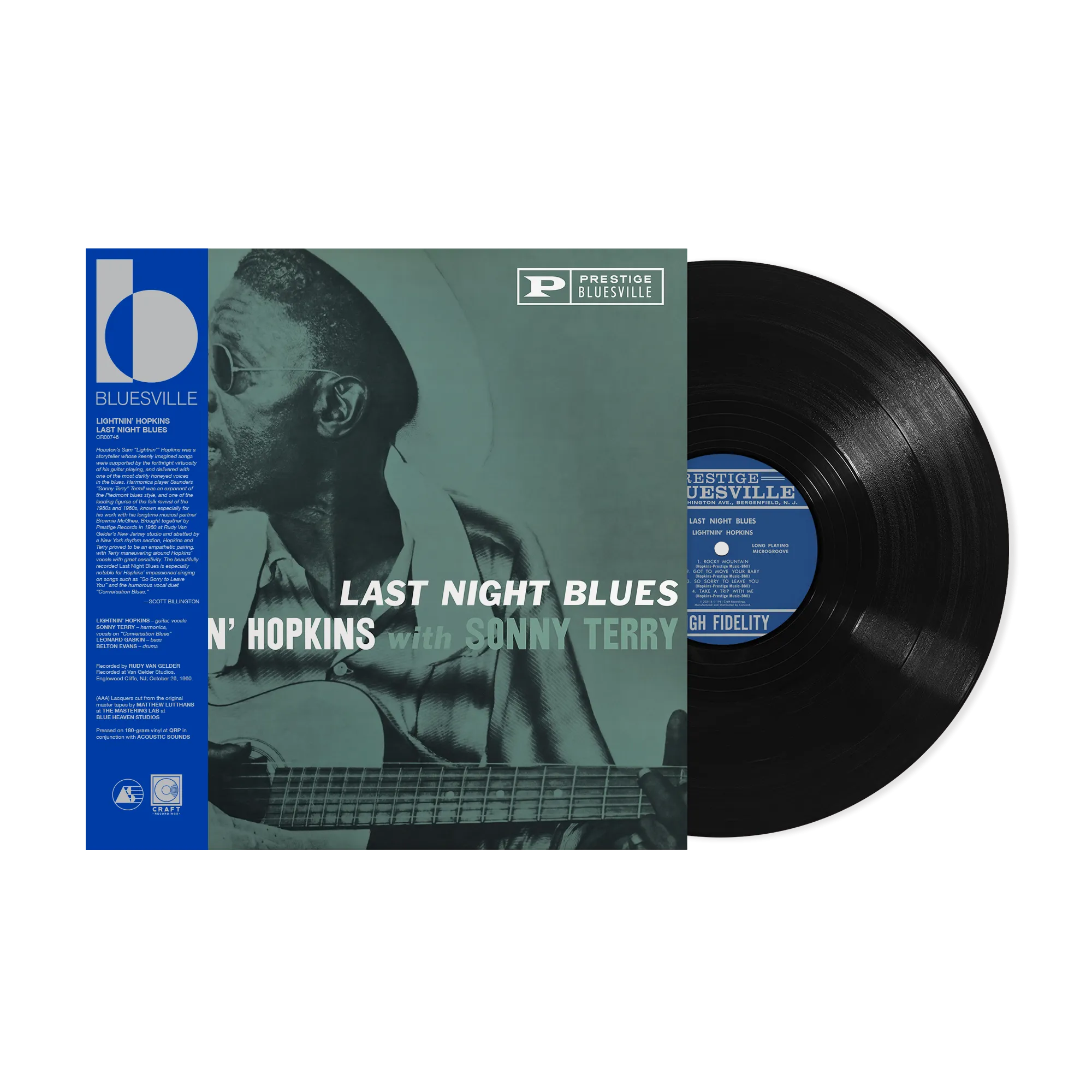 Last Night Blues (Bluesville Series) (LP)