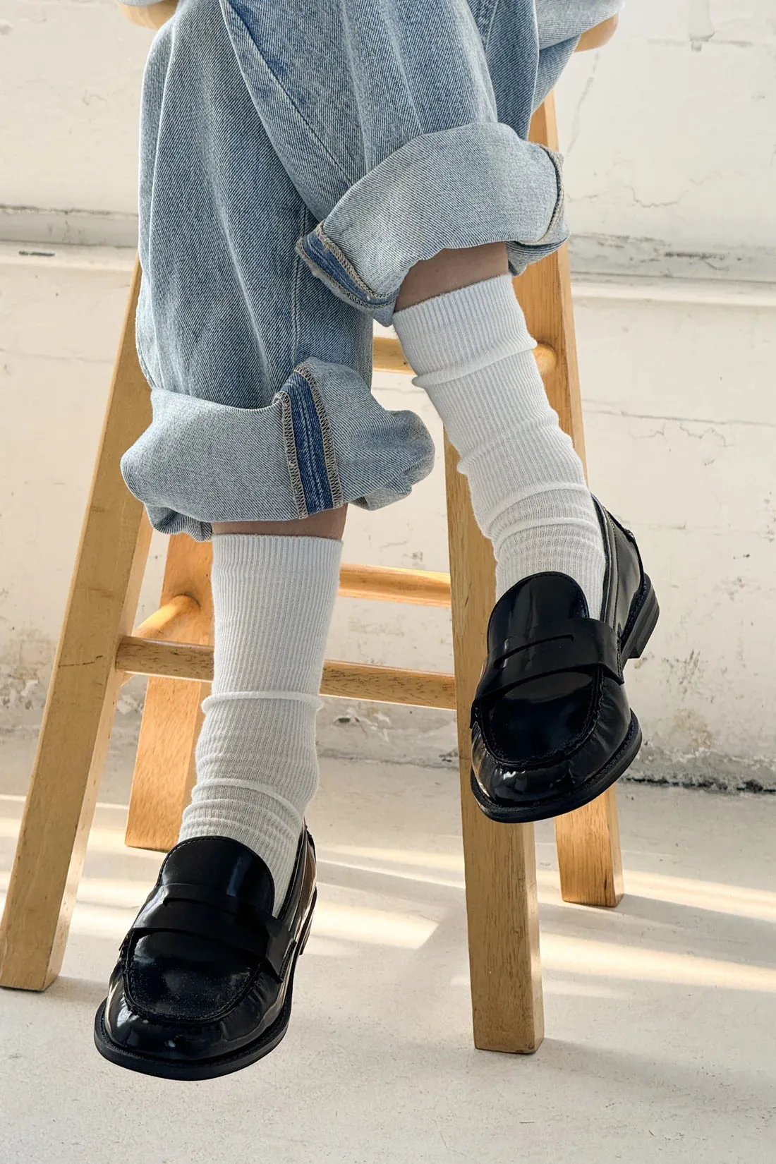 Le Bon Shoppe - Trouser Socks | Classic White