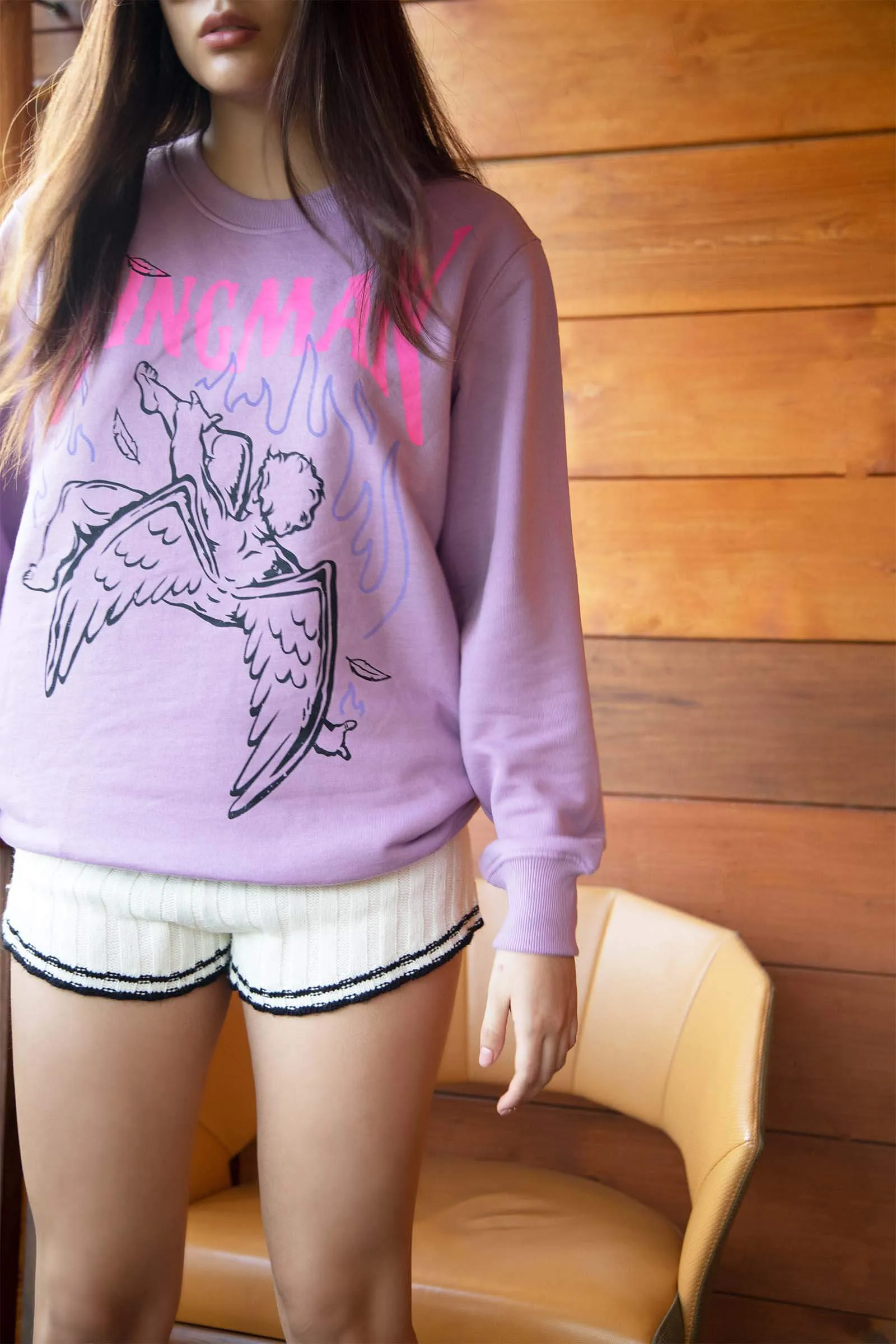 Lilac Wingman Sweatshirt