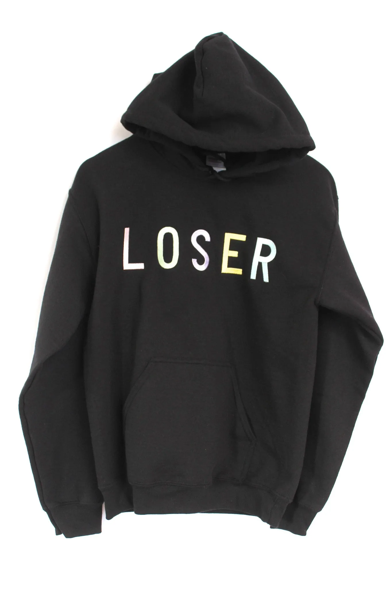 LOSER Pastel Embroidered Unisex Hoodie