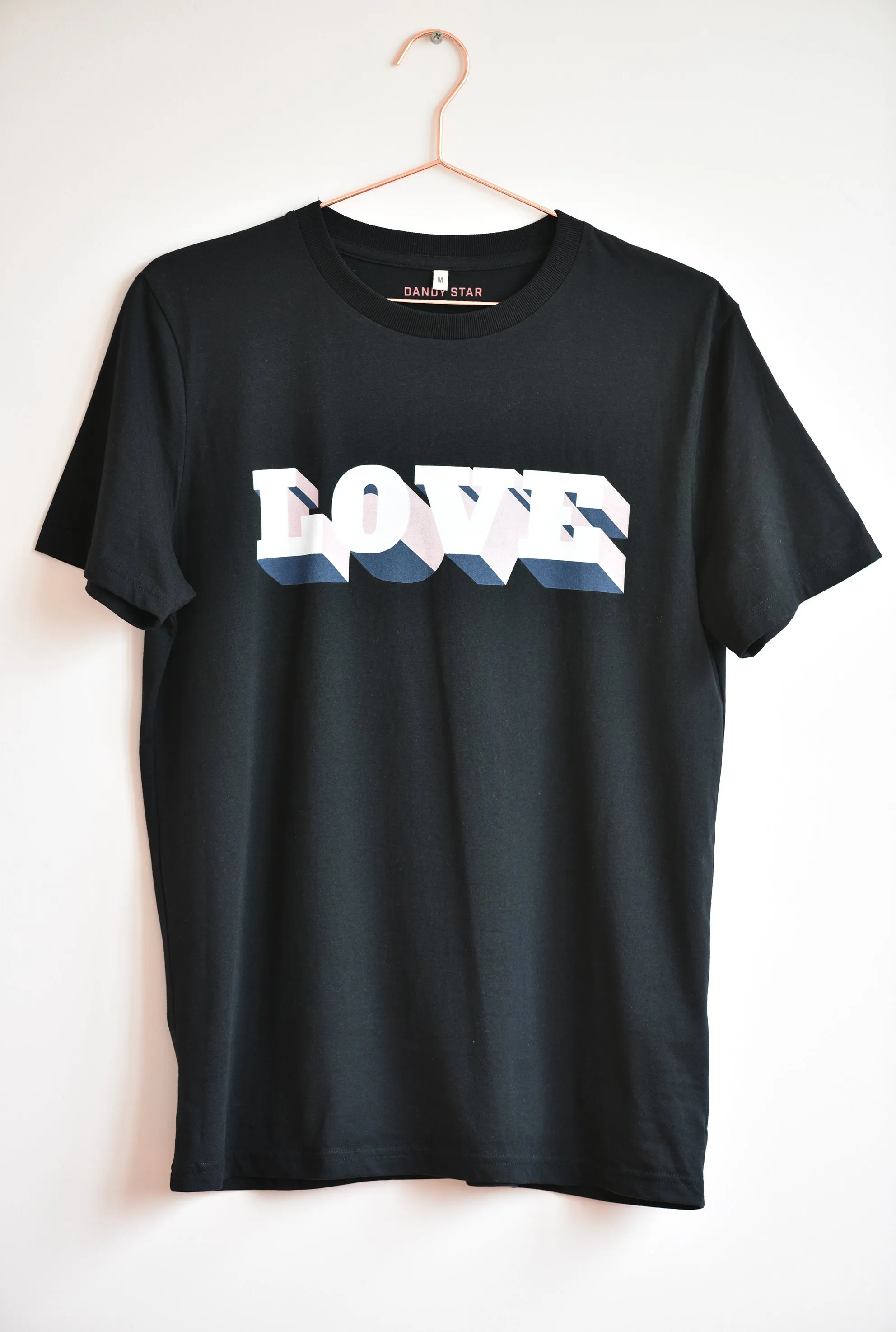 LOVE BLACK CLASSIC UNISEX FIT T-SHIRT