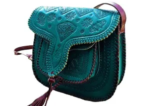 LSSAN Handbag - Emerald Green - Heart