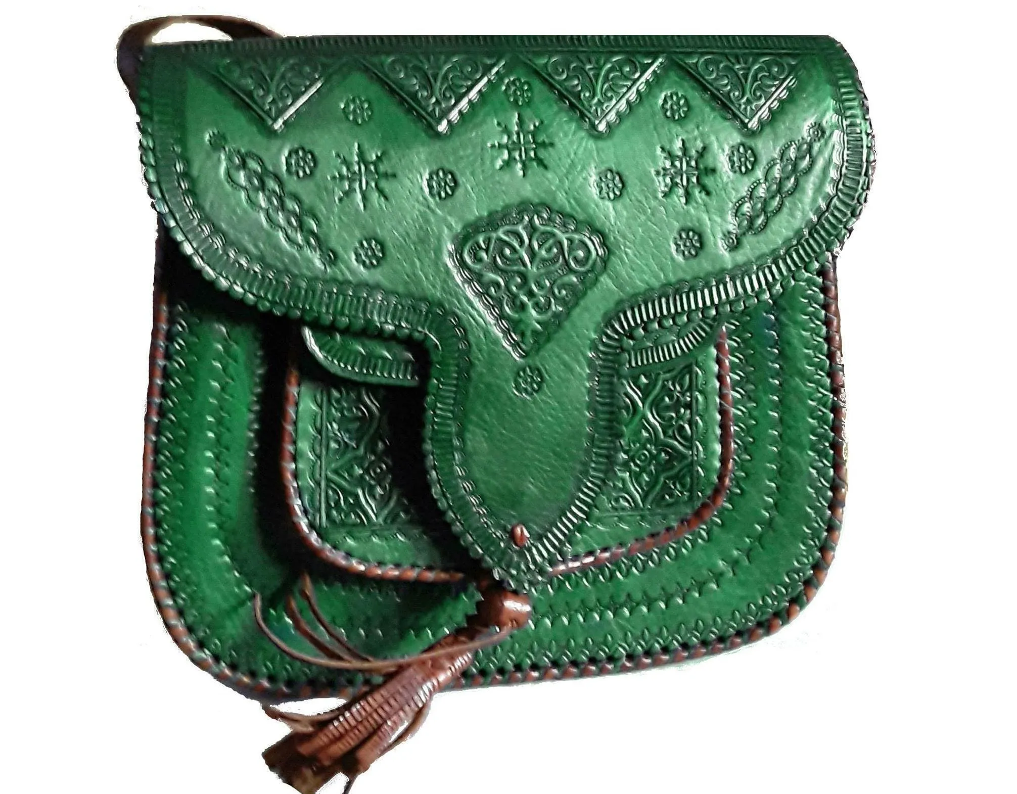 LSSAN Handbag - Green - Heart