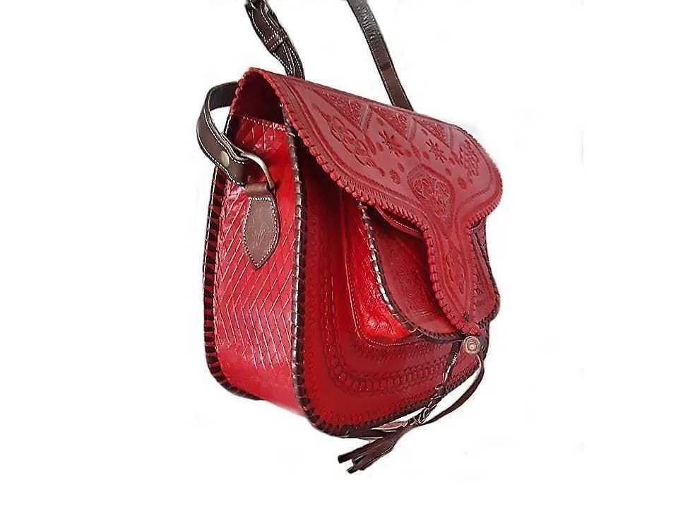 LSSAN Handbag - Red - Heart