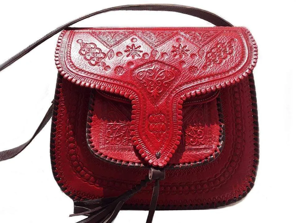 LSSAN Handbag - Red - Heart