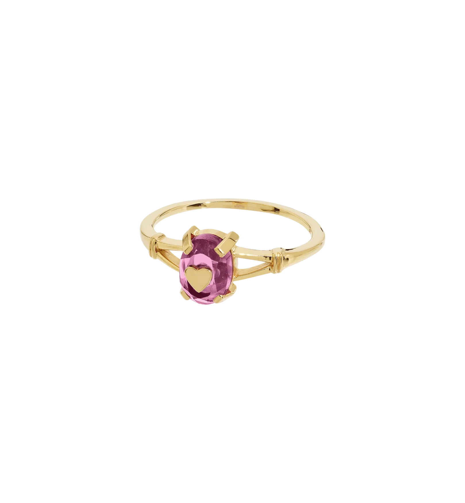 Lucky Fortune Heart Ring 14K