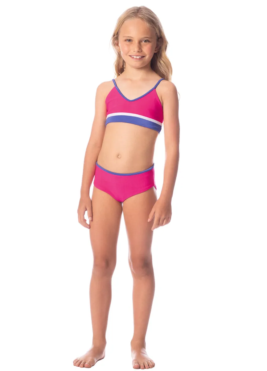 Maaji Hot Magenta April Girls Bikini Set