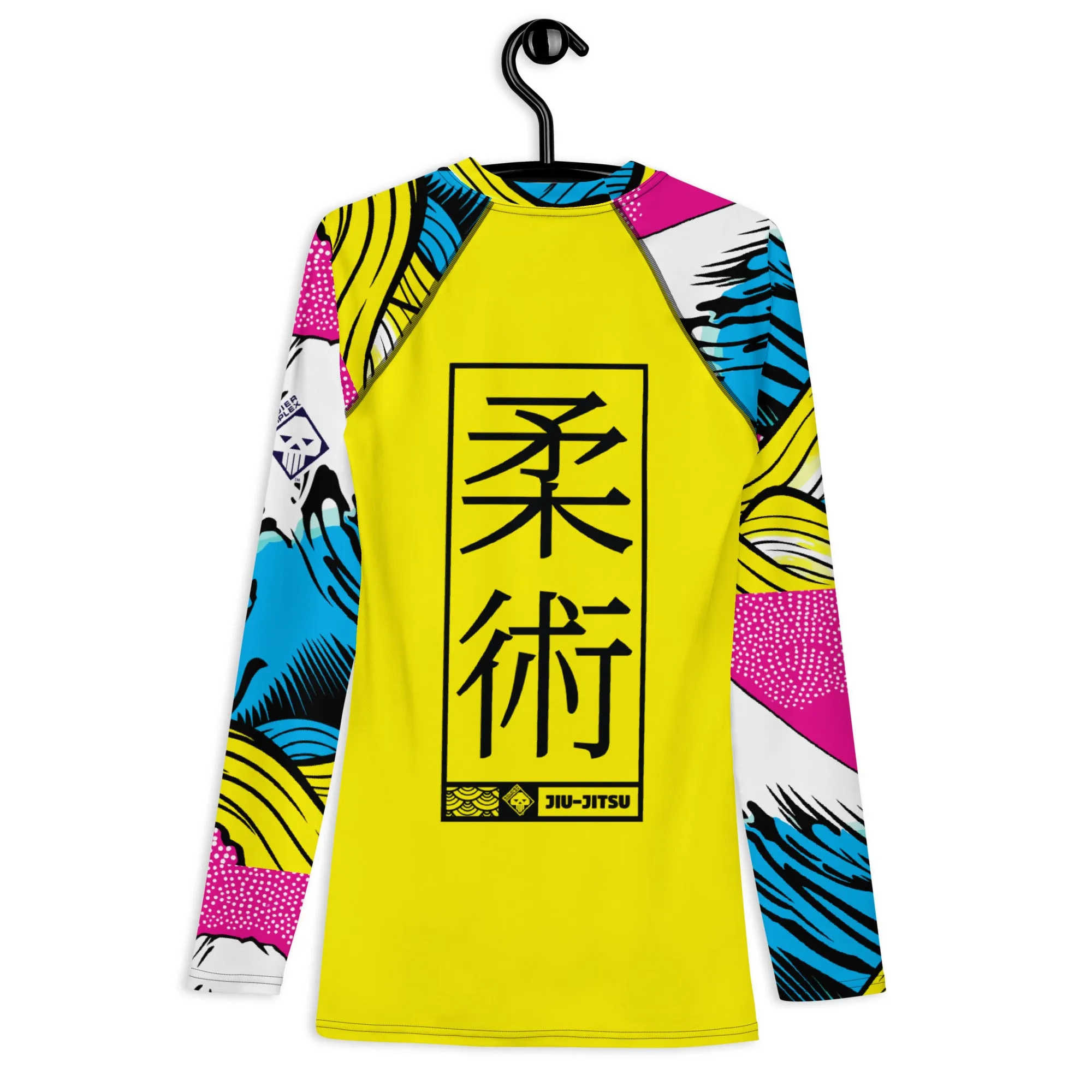 Mens Long Sleeve BJJ Rash Guard - Jiu-Jitsu 016 - Mt Fuji 001