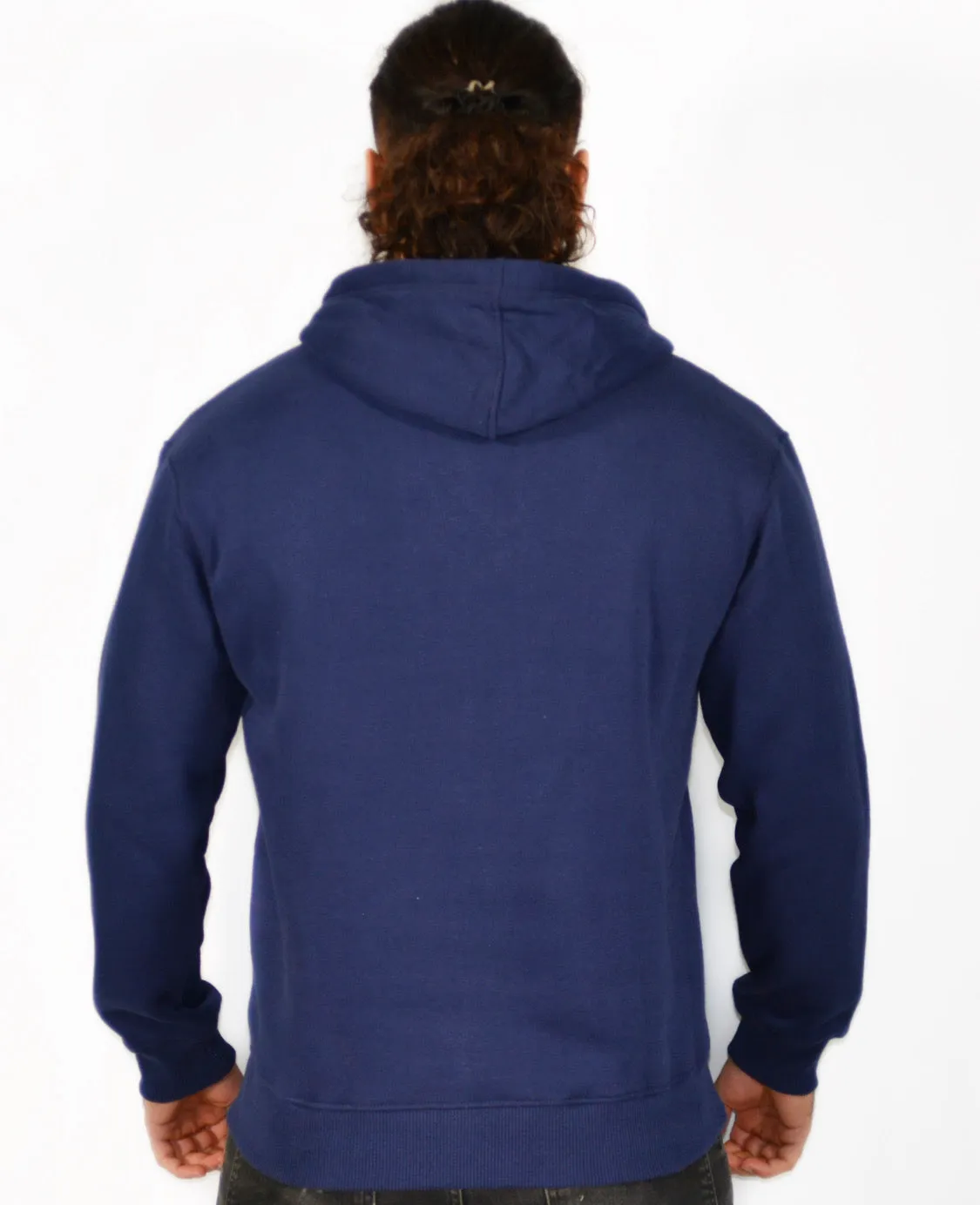 Mens O.G. Symbol Blue Pullover Hooded Top