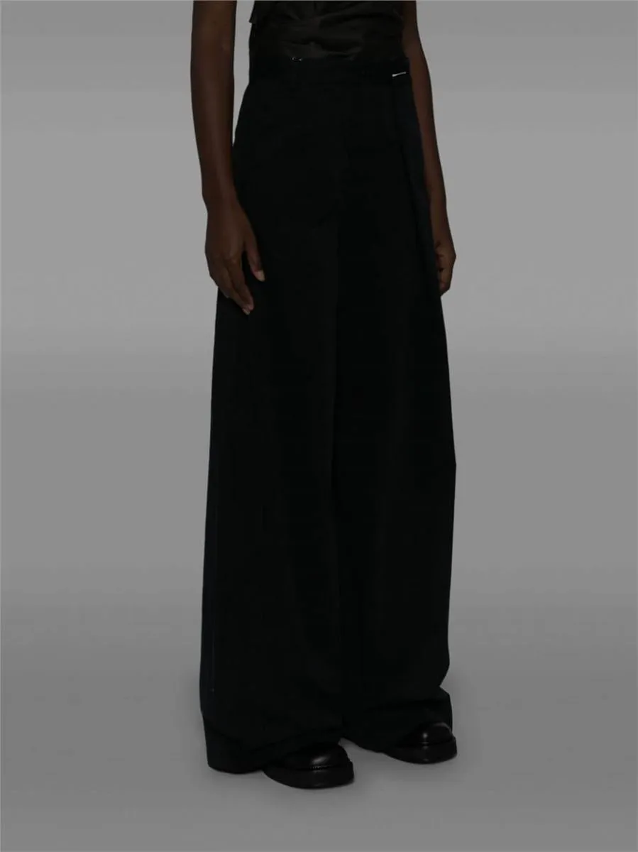 MID-RISE WIDE-LEG TROUSERS