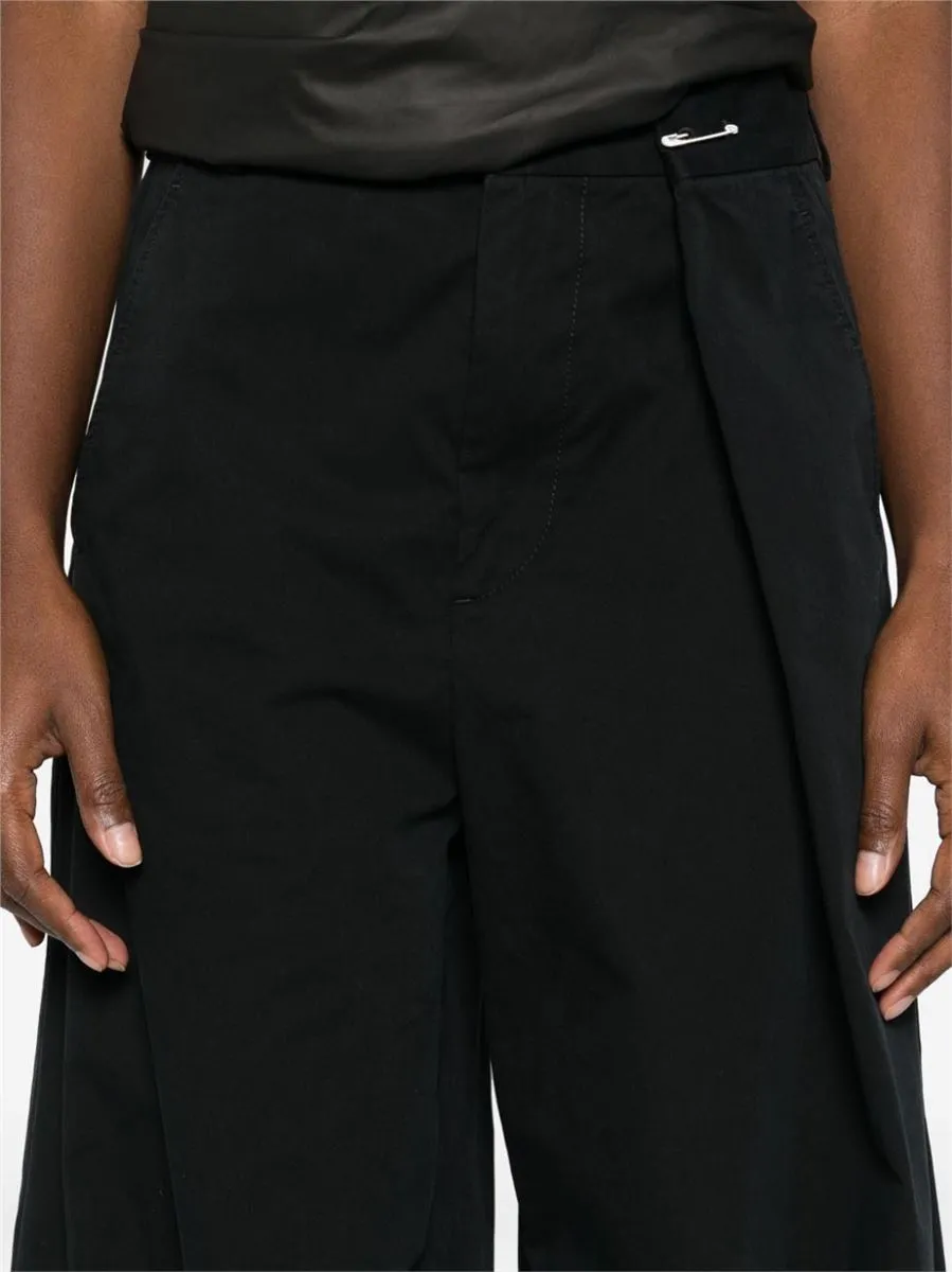 MID-RISE WIDE-LEG TROUSERS