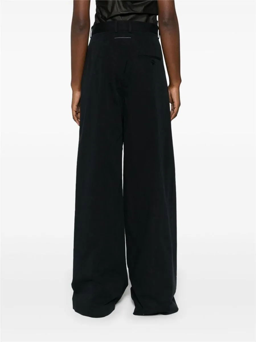 MID-RISE WIDE-LEG TROUSERS