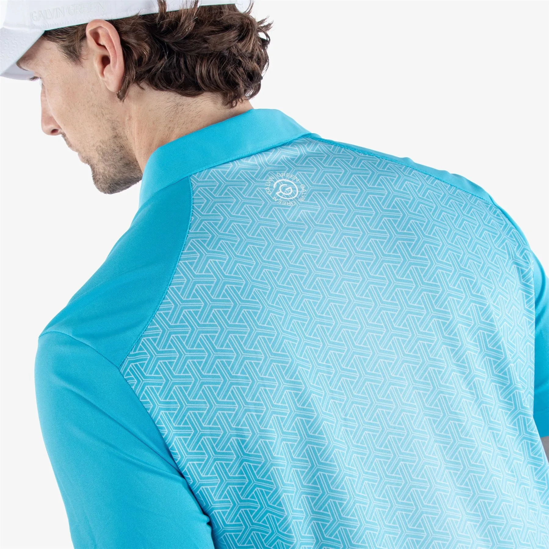 Mile Ventil8  Polo Aqua/White - SS24