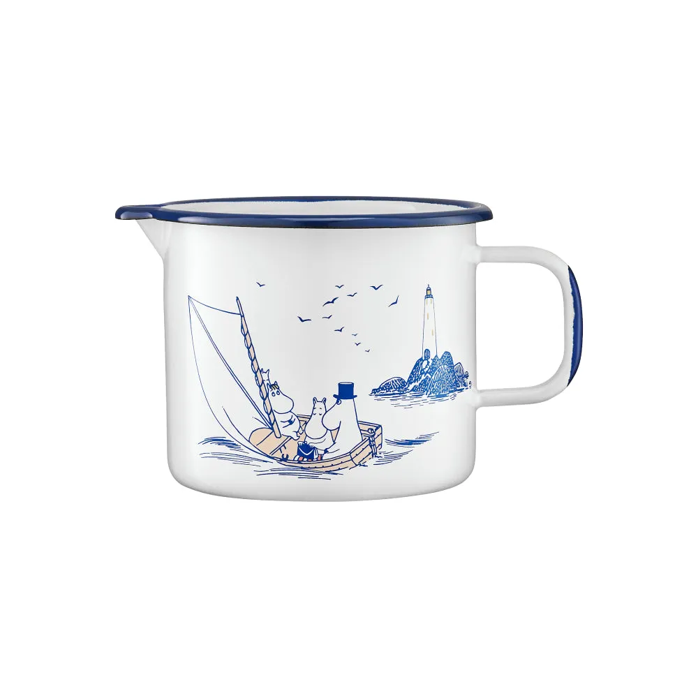 Moomin Sailors Enamel Jug 1,3L- Muurla