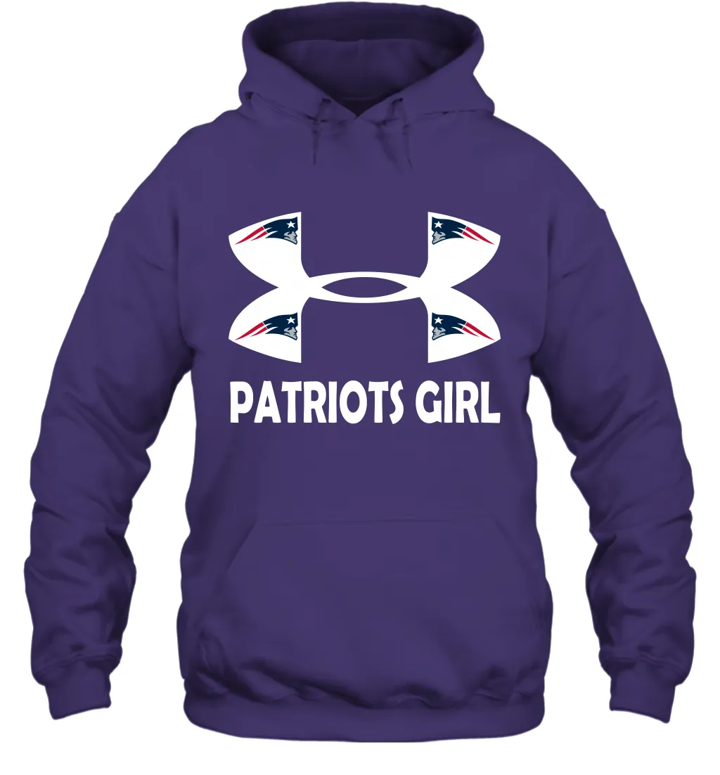 New England Patriots Girl Under Armour Football Hoodies