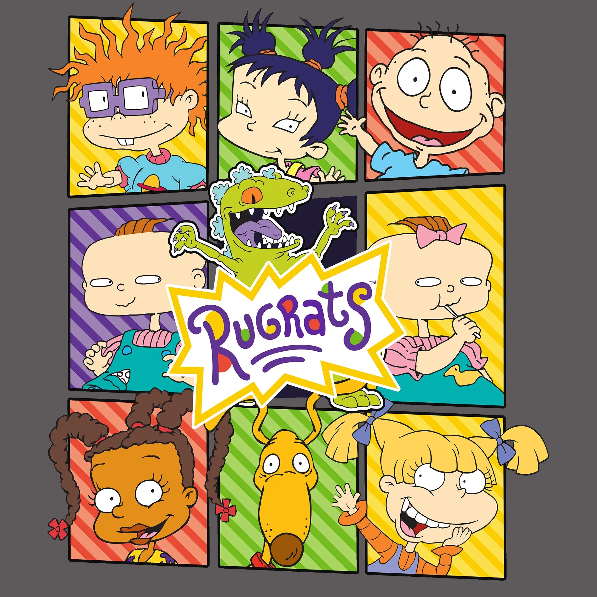 Nickelodeon - Rugrats Cast Checkered Tee