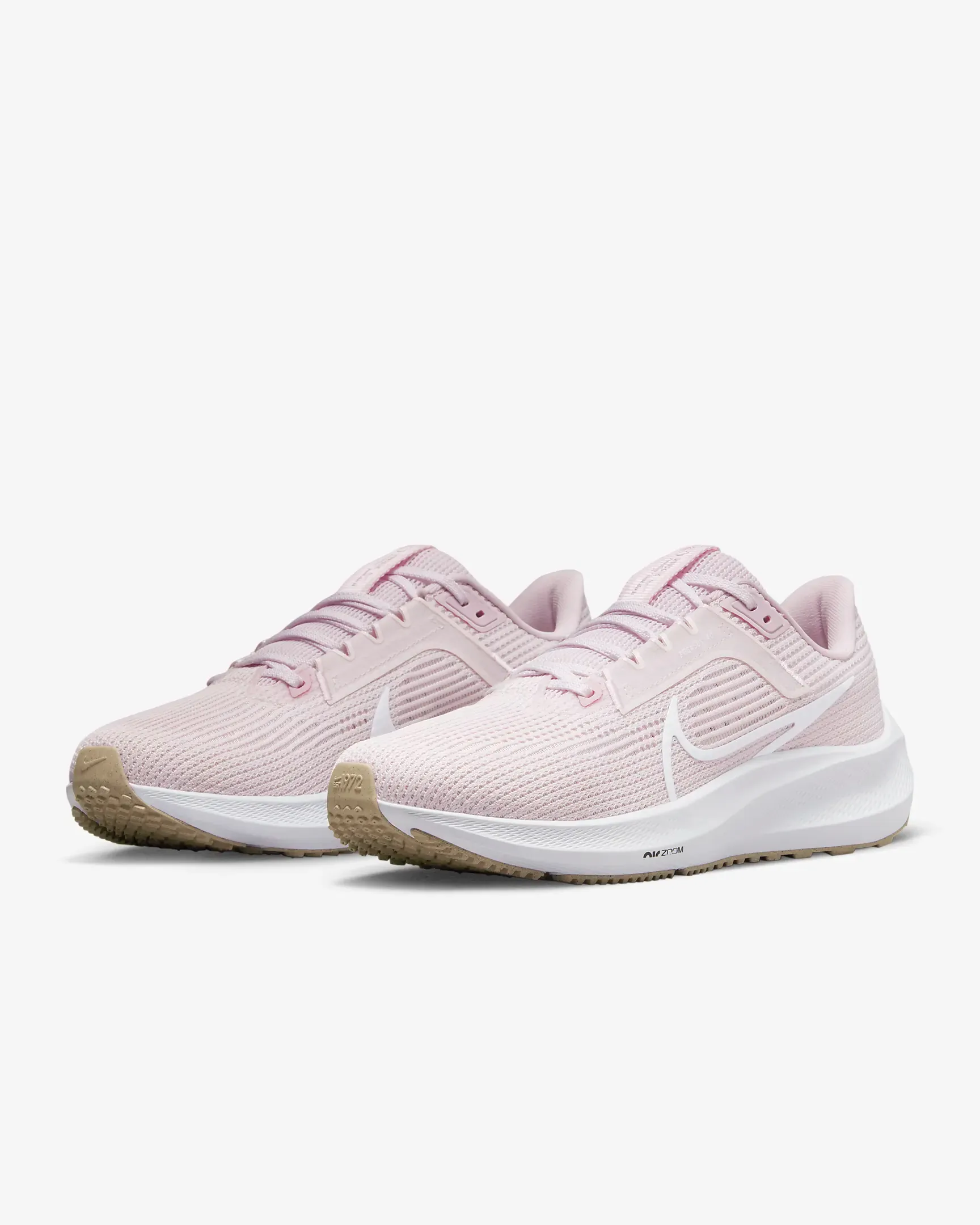 Nike Women's Pegasus 40 Shoes - Pearl Pink / Pink Foam / Hemp / White