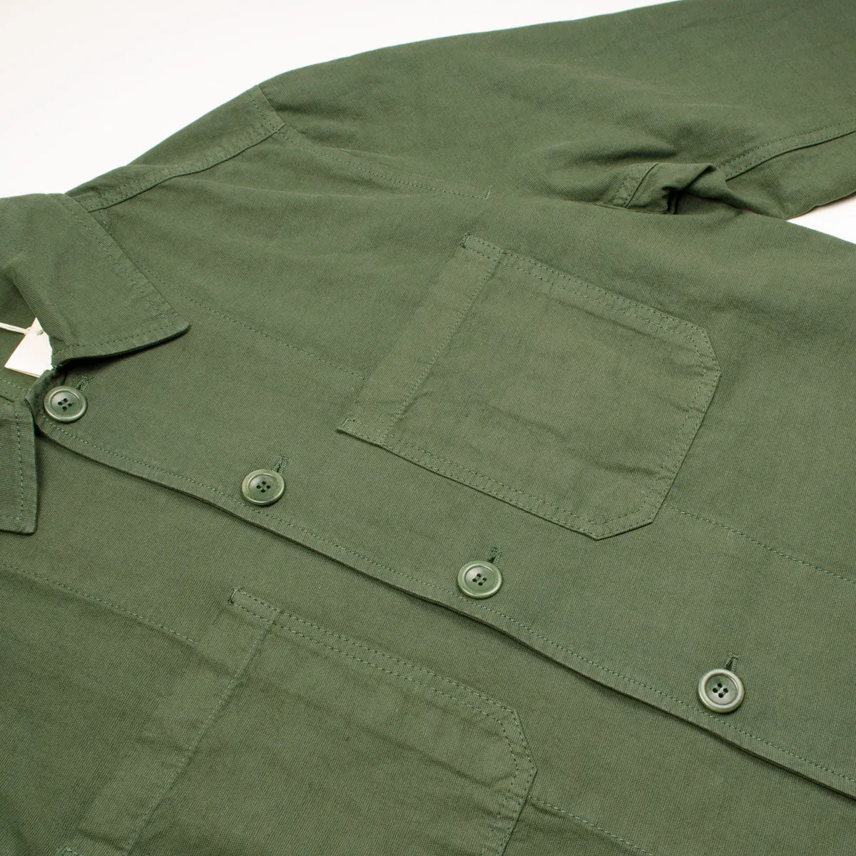 Norse Projects - Tyge Cotton Linen Overshirt - Spruce Green