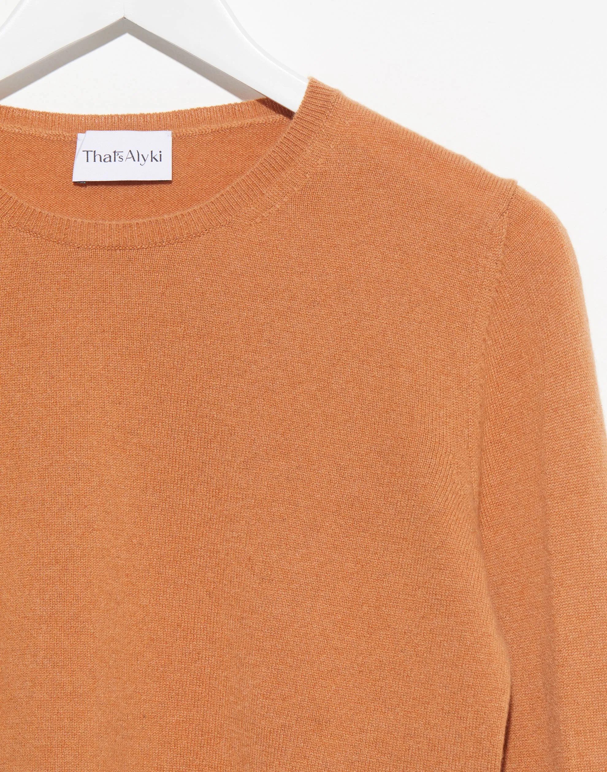 Orange Cashmere Queen Pullover