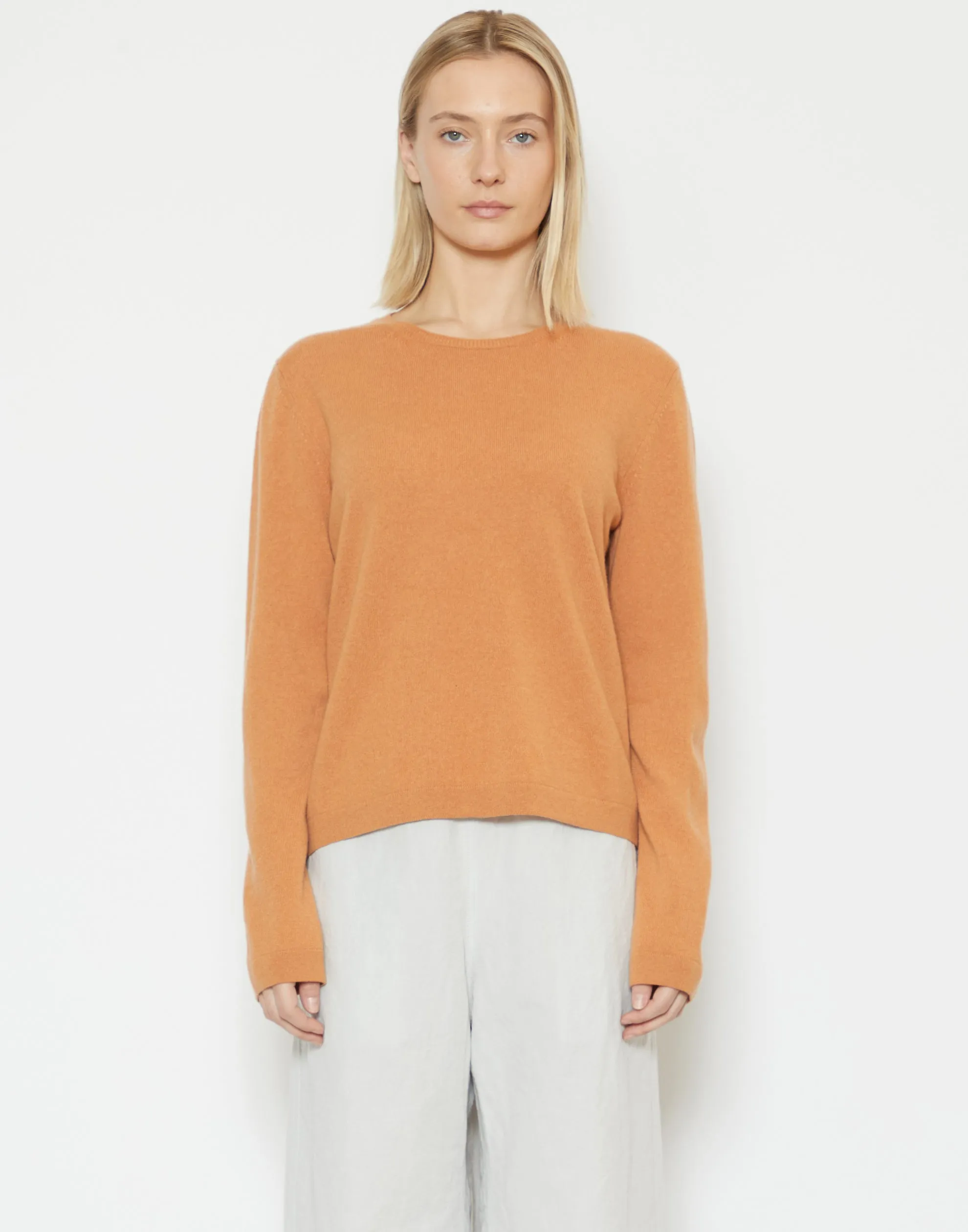 Orange Cashmere Queen Pullover