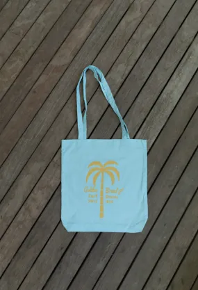 Palm Loco Tote Bag | Turquoise