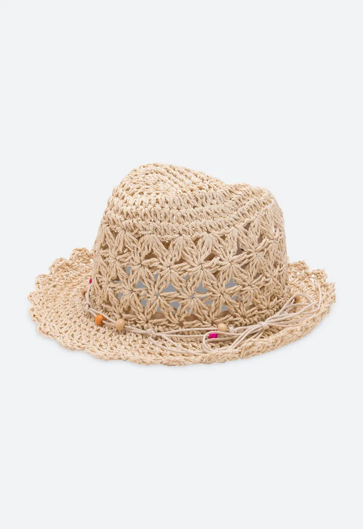 Paper Macramé Bucket Hat