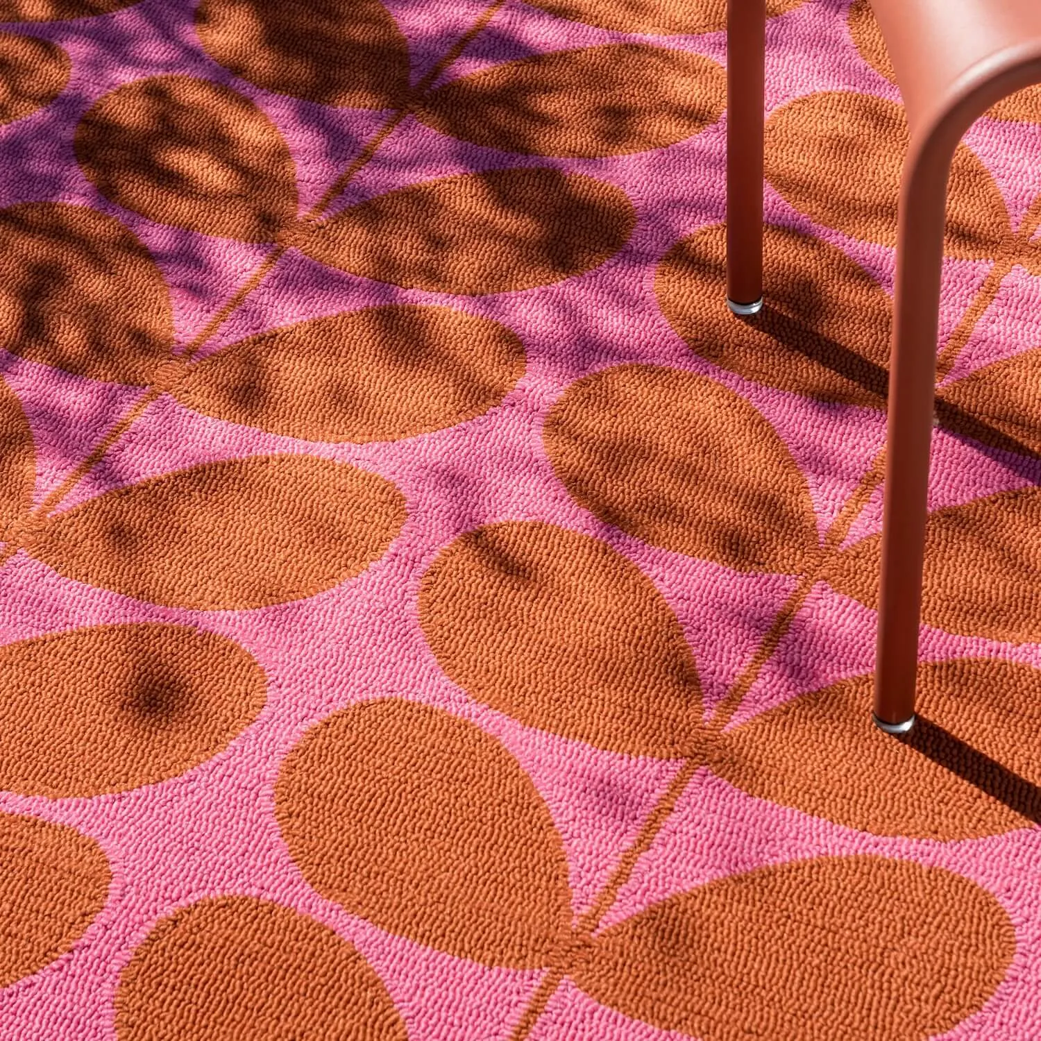 Paprika Solid Stem Outdoor Rug