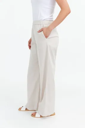 PARA WIDE LEG PANT IN SOFT GARMENT DYED COTTON