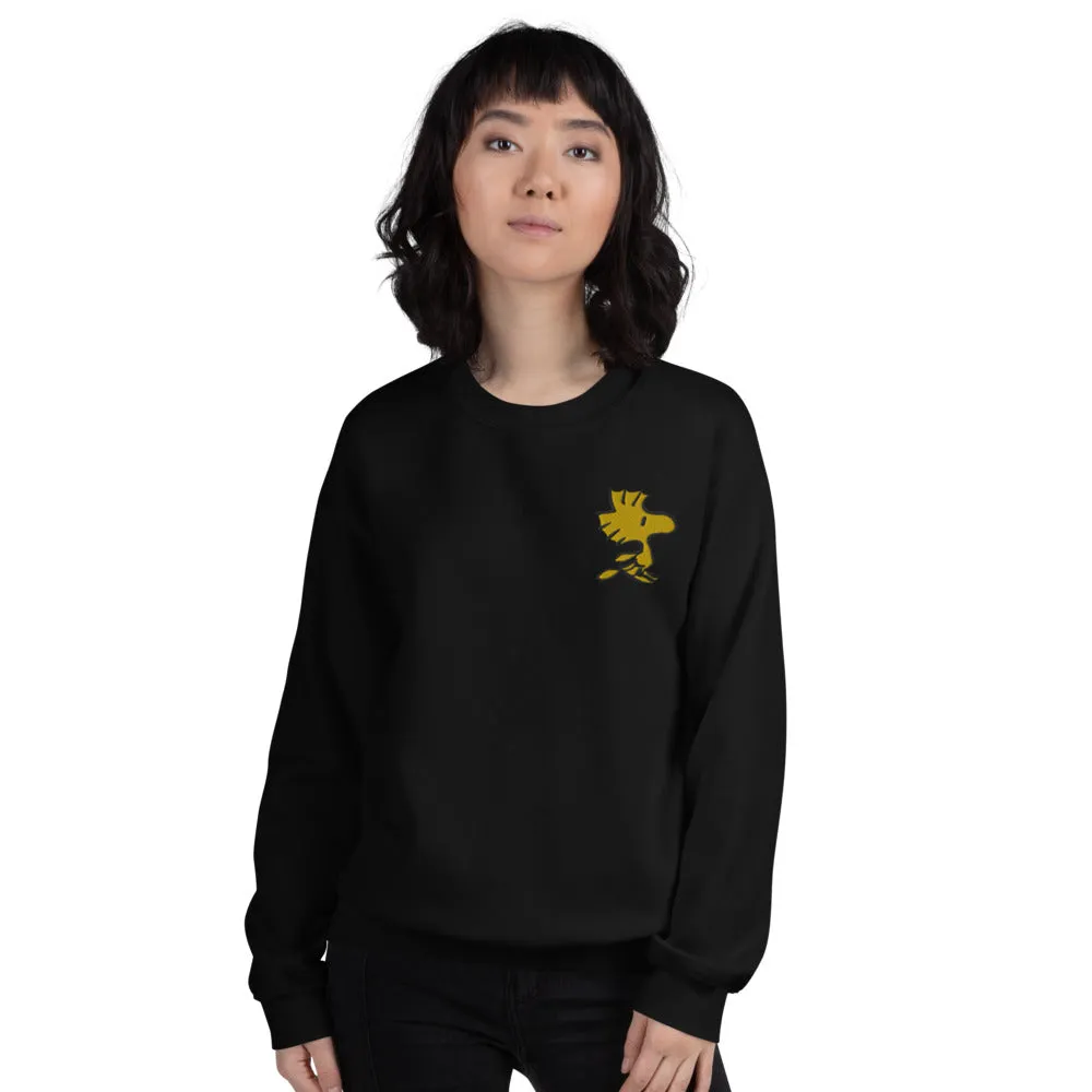 Peanuts Woodstock Embroidered Adult Crewneck