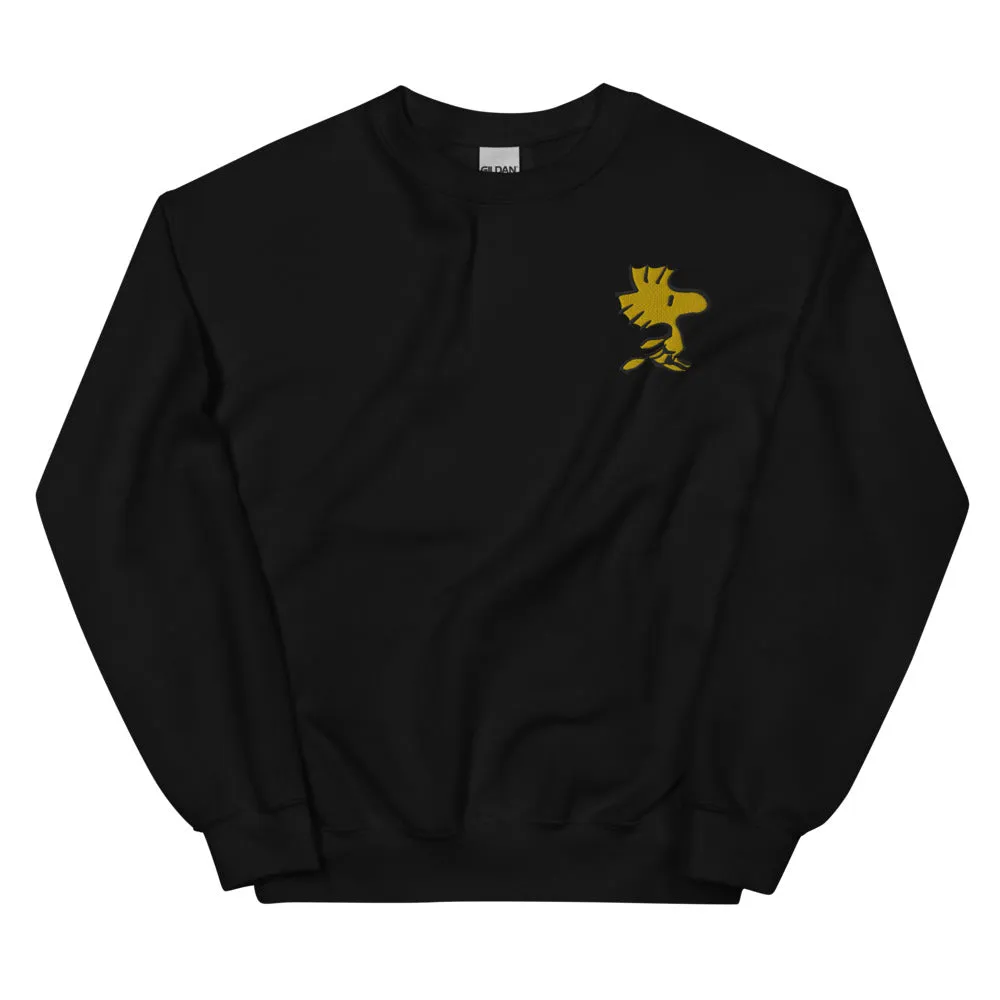 Peanuts Woodstock Embroidered Adult Crewneck