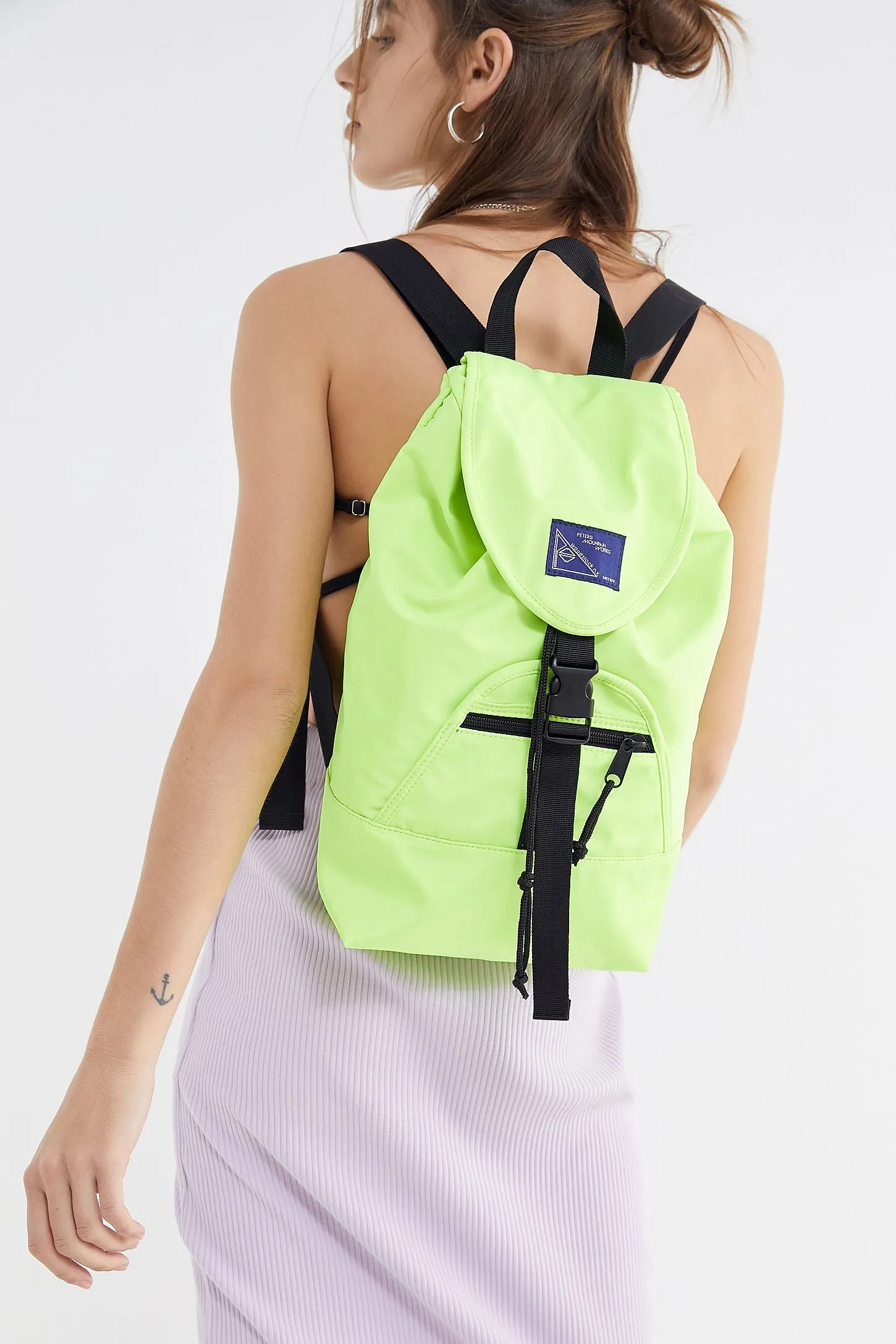 Peters Mountain Works Pearl Backpack Neon Yellow Florescent