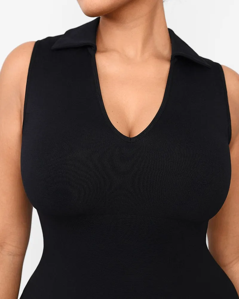 PowerConceal™ Polo Sleeveless Bodysuit