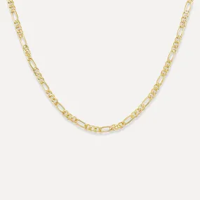 Premium Gold Figaro Chain - 2.5mm