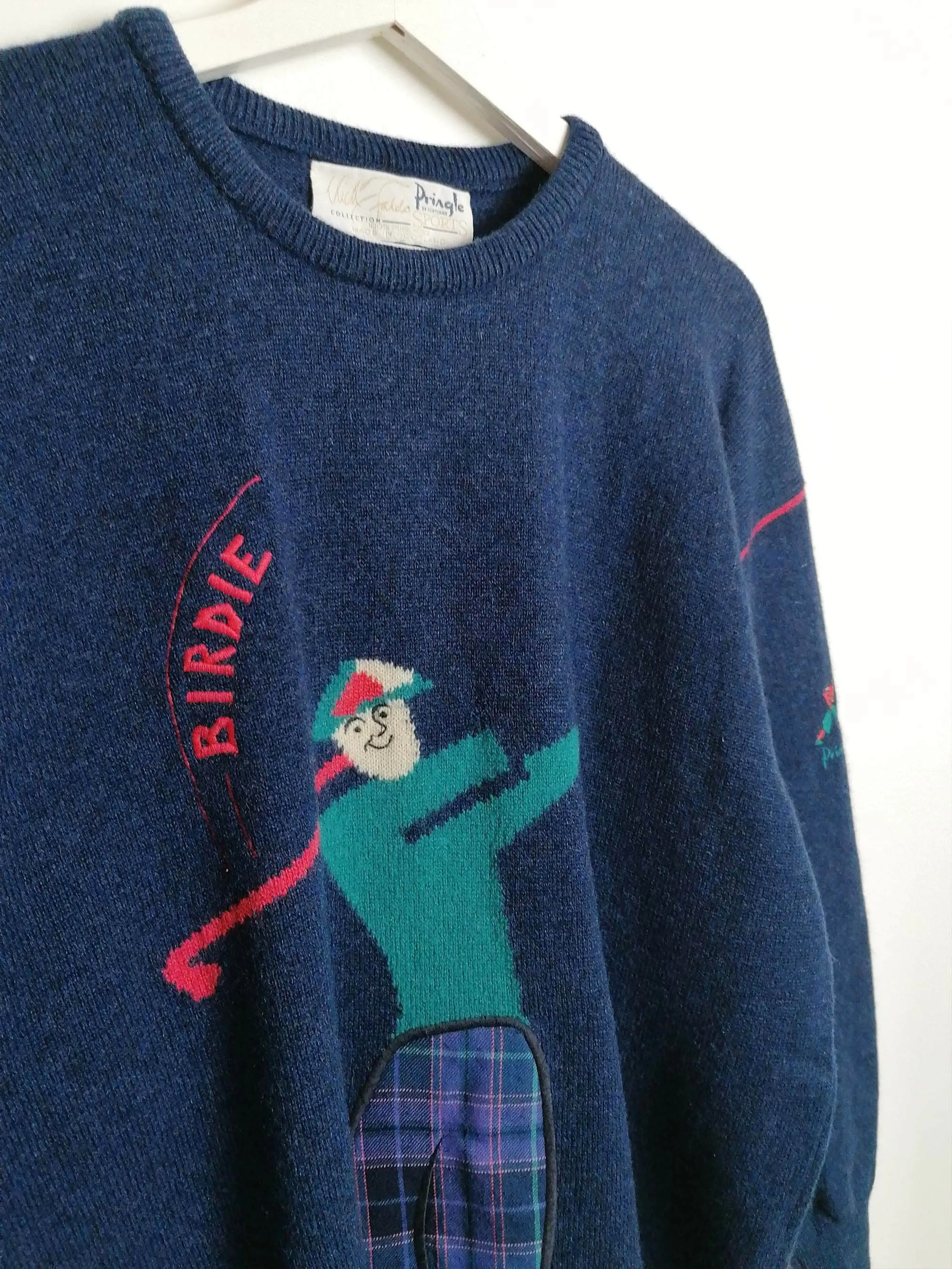 PRINGLE of SCOTLAND Novelty Sweater - size L