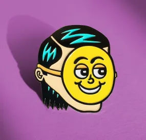 Put On a Happy Face Enamel Pin