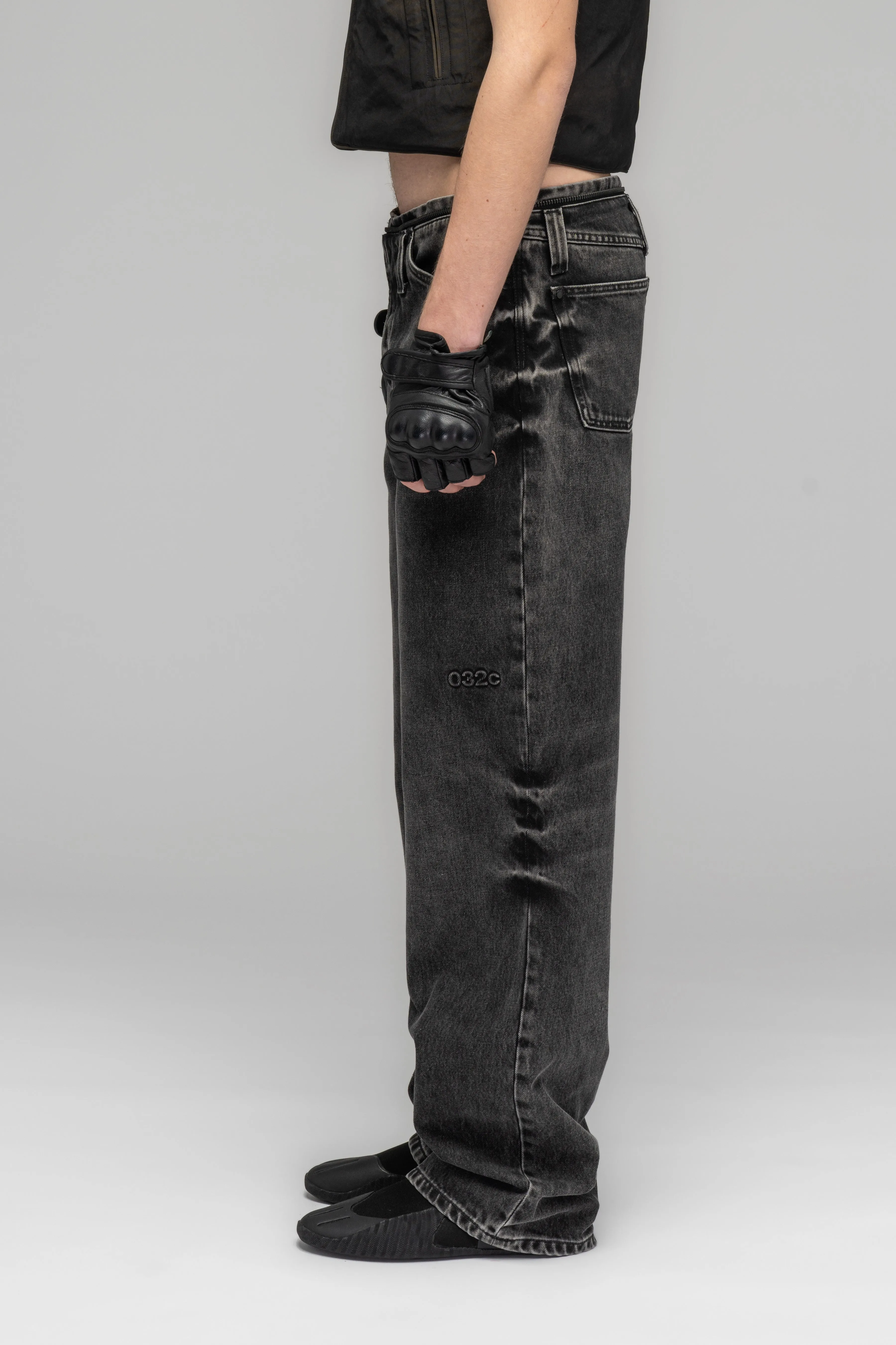 "FLEXOR" WIDE LEG JEAN