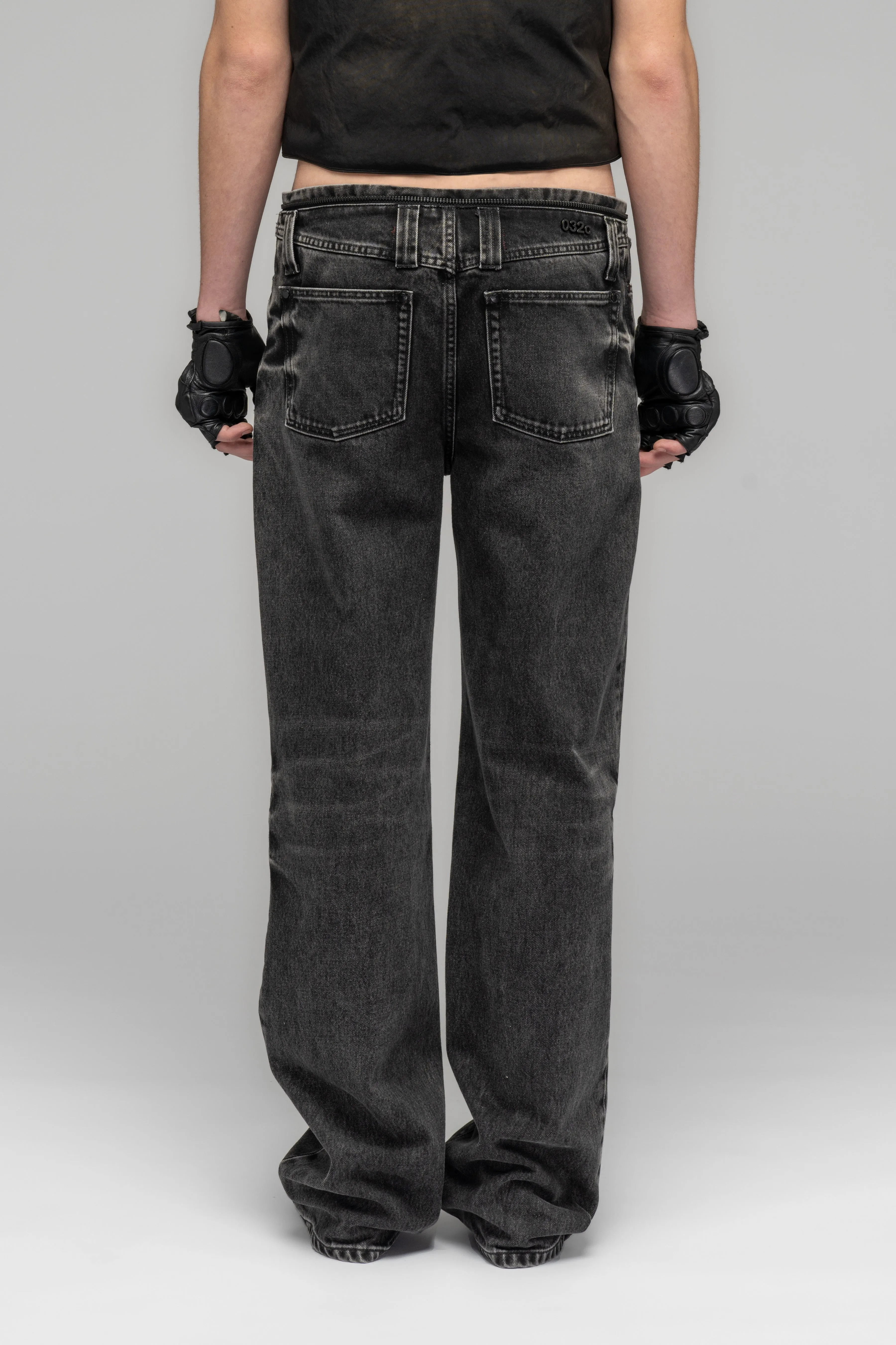 "FLEXOR" WIDE LEG JEAN