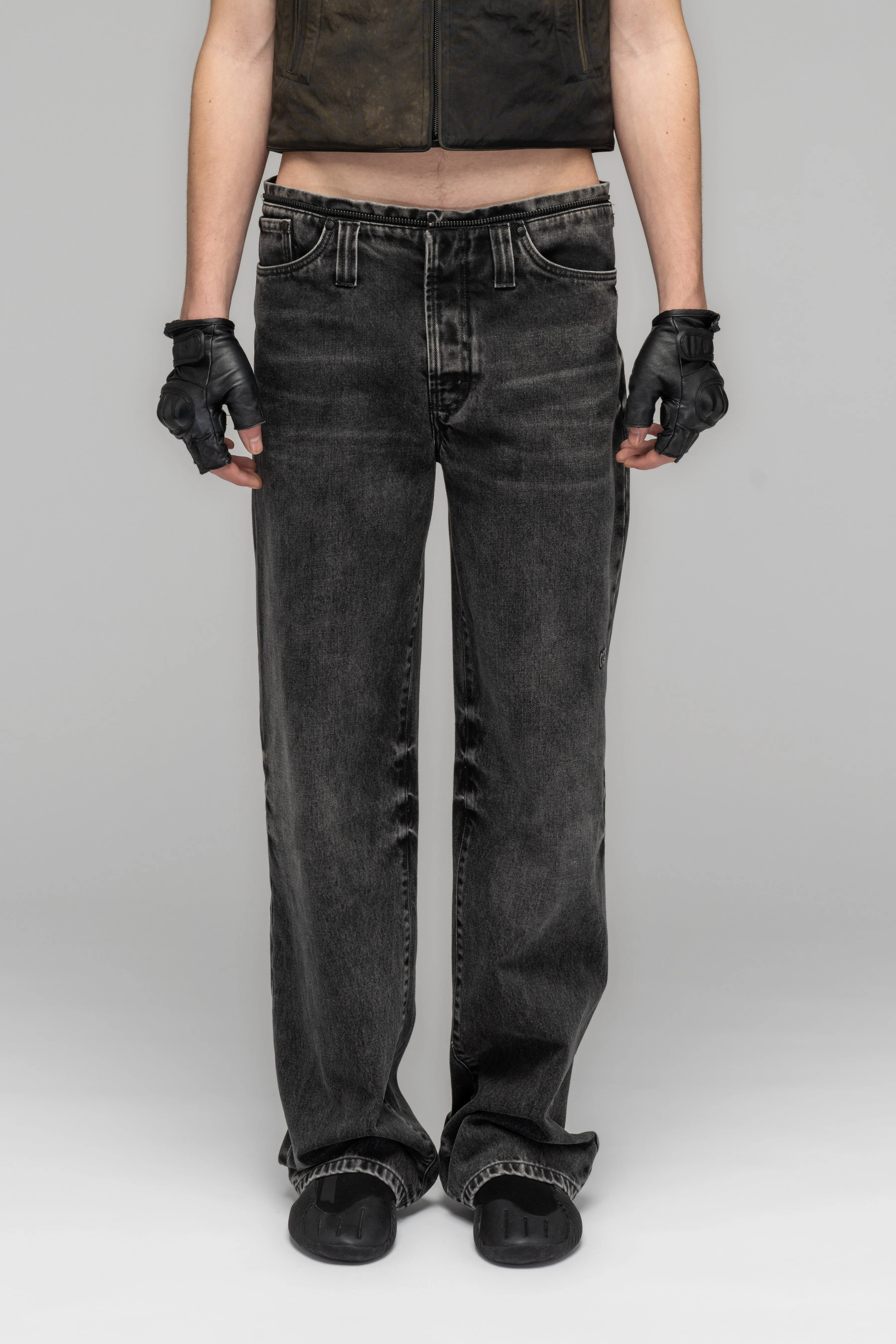 "FLEXOR" WIDE LEG JEAN