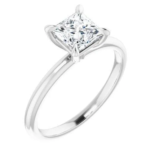 "The Olivia" 14K Solitaire Engagement Ring Semi Mount