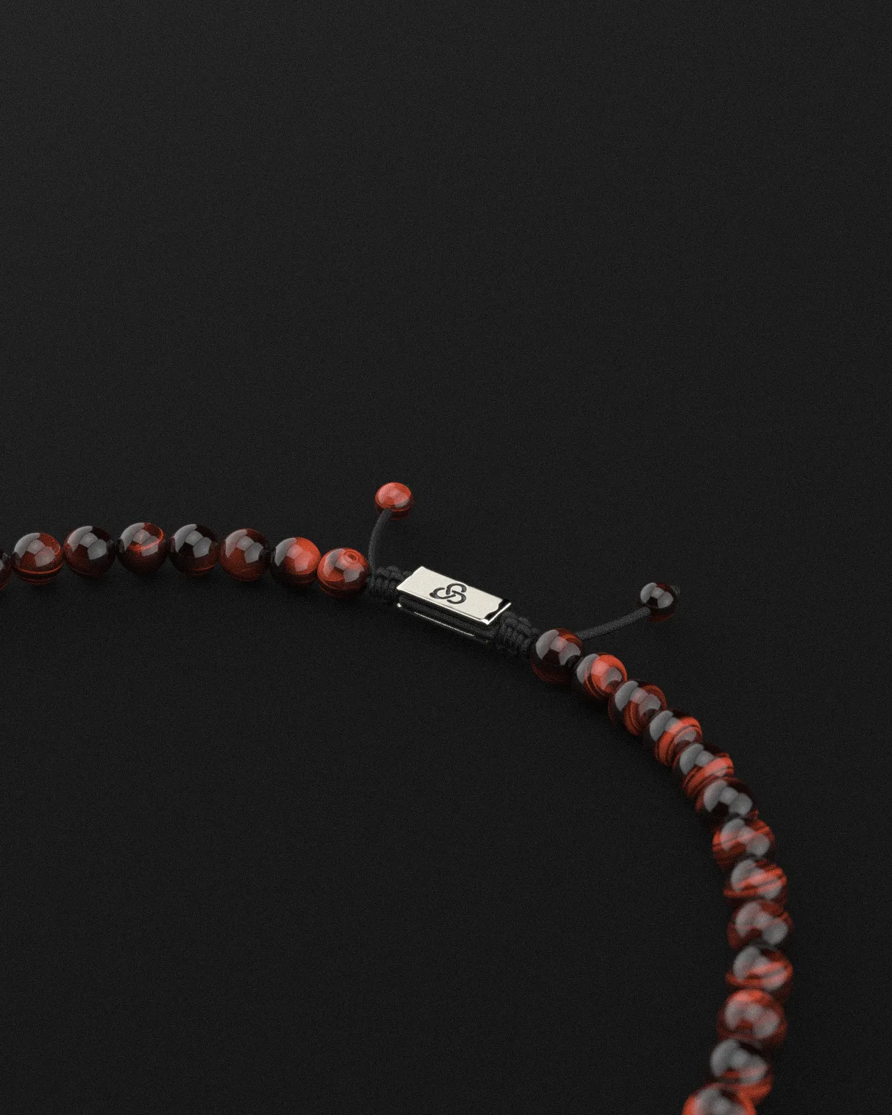 Red Tiger Eye Necklace 8mm | Royale