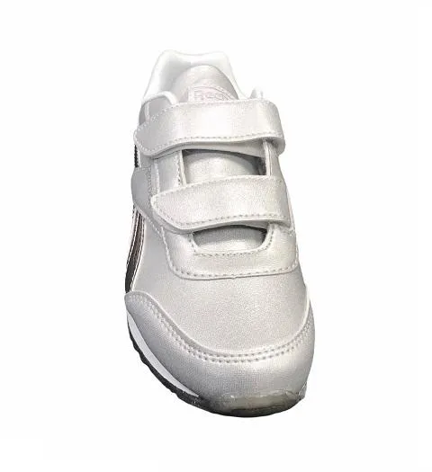 Reebok girls' sneakers shoe with velcro Royal CL Jogging 2.0 2V Kid FW8436 silver