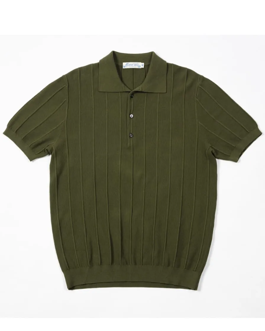 Ribbed Polo Shirt