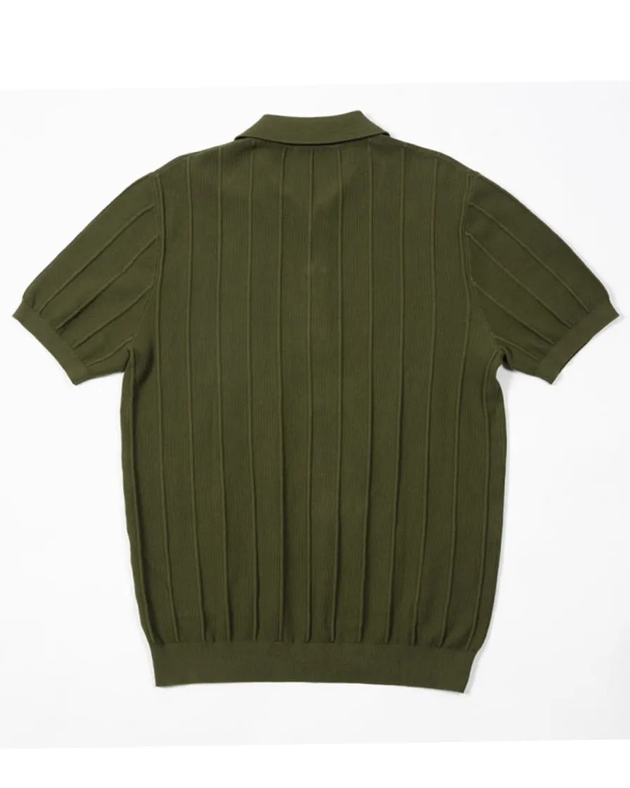 Ribbed Polo Shirt