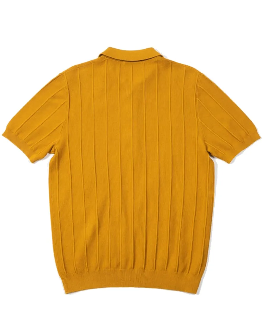 Ribbed Polo Shirt