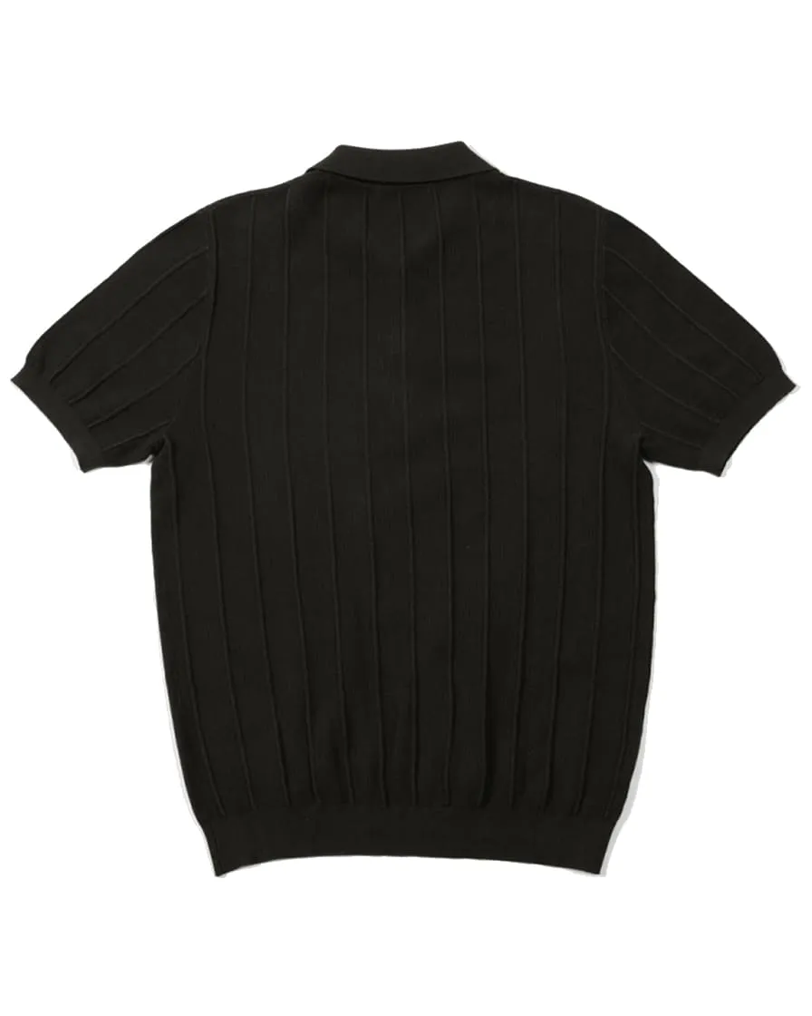 Ribbed Polo Shirt