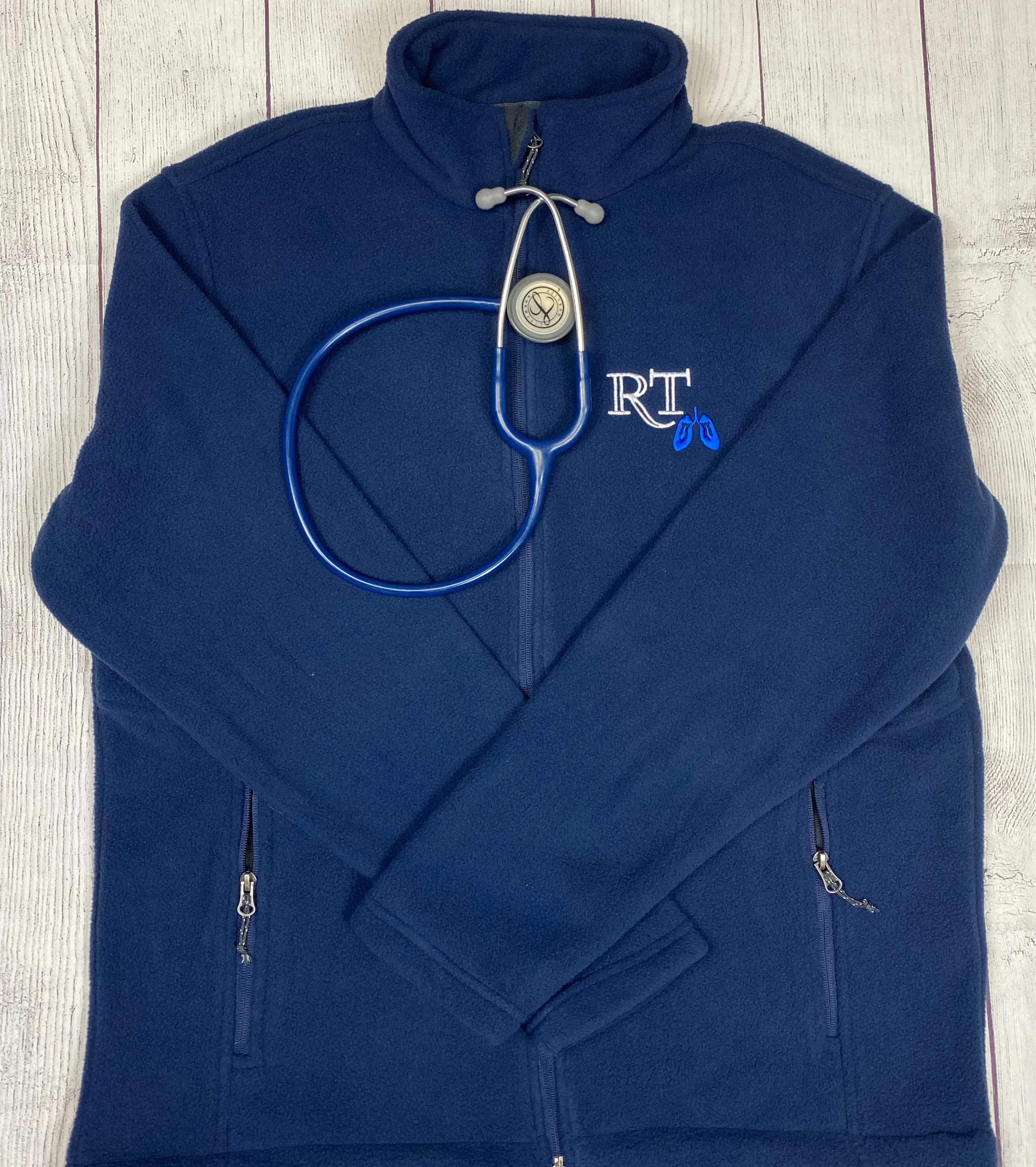 RT "Cyanotic Blue" Fleece Jacket/Vest