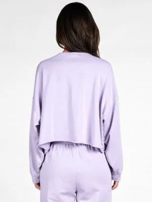 Sanctuary Women's Perfect Sweatshirt - LAVENDER FIELD